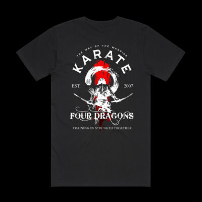 Mens Black Karate Tee Thumbnail