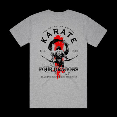 Mens Grey Karate Tee Thumbnail