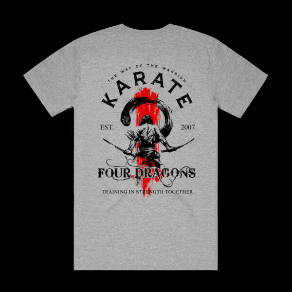 Mens Grey Karate Tee Thumbnail