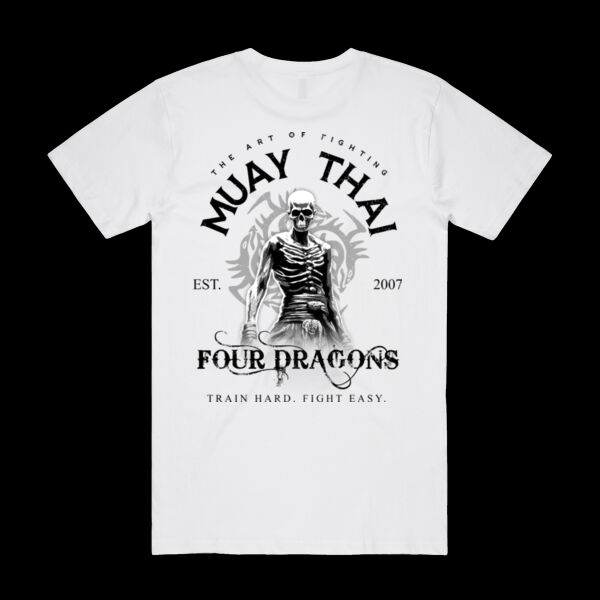 Mens White Muay Thai Tee Thumbnail