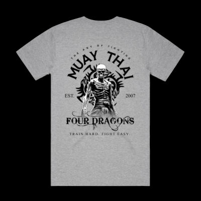 Mens Grey Muay Thai Tee Thumbnail