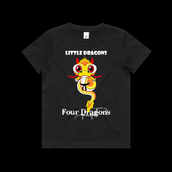 Kids Black Little Dragons Tee Thumbnail