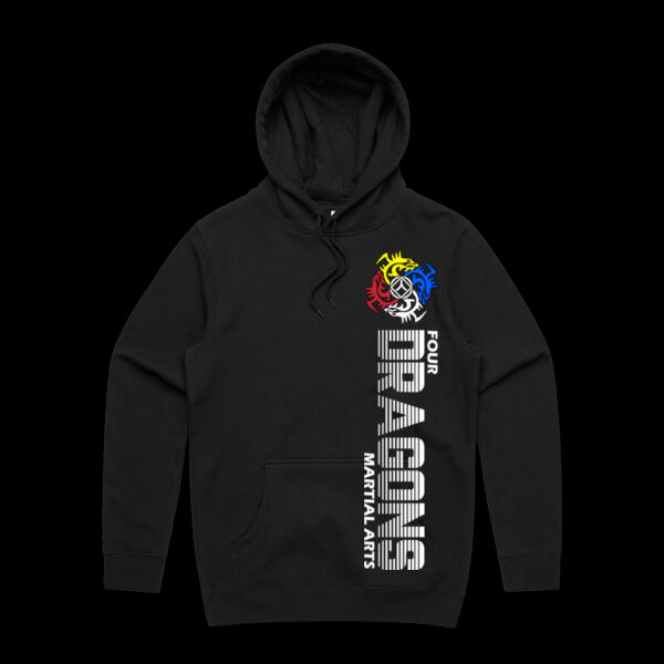 Adults Black 4Dragons Hoodie  Thumbnail